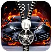 Car & zipper lock screen for you on 9Apps