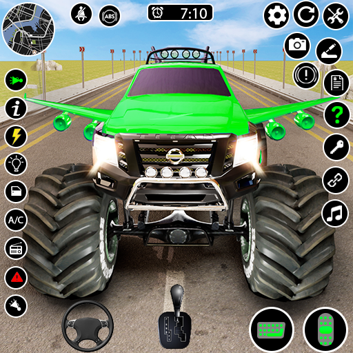 Flying Car Games 3D Simulator icon