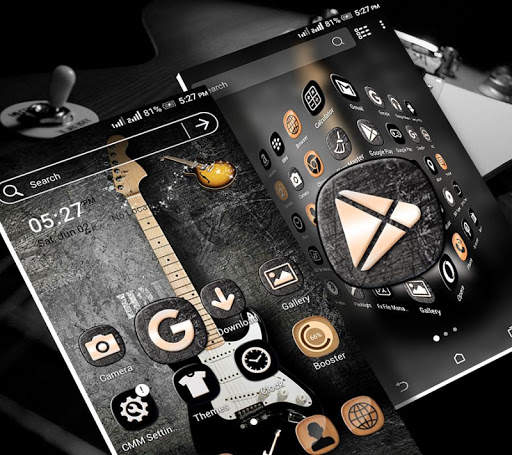 Guitar Launcher Theme 4 تصوير الشاشة