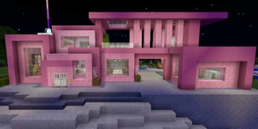 Pink Haouse Map For Minecraft screenshot 2