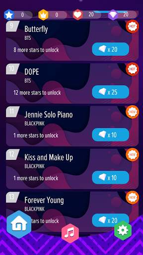 BlackPink vs BTS : Piano Tiles 8 - KPOP screenshot 7