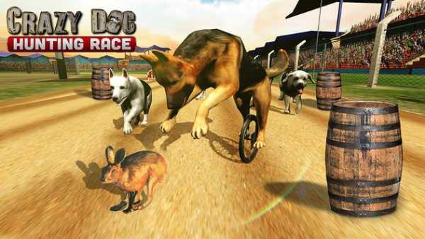 Crazy Dogs Racing Bunny Hunter : Greyhound Dog Sim screenshot 1