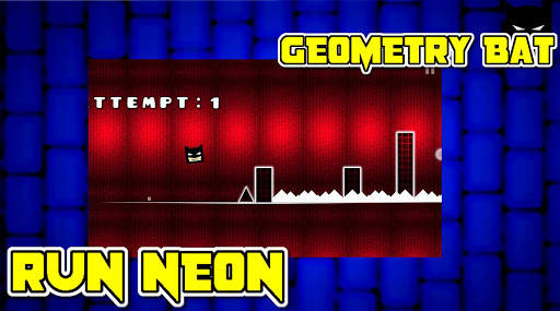 GEOMETRY BAT RUN NEON скриншот 3