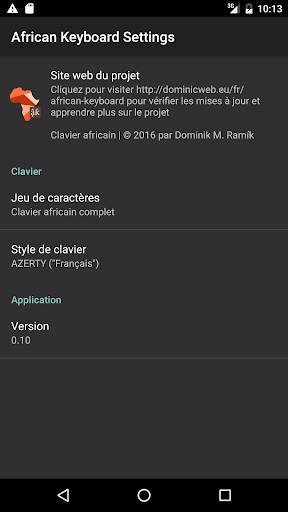 Clavier des langues africaines screenshot 4