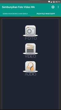 Sembunyikan Foto Video WA screenshot 4