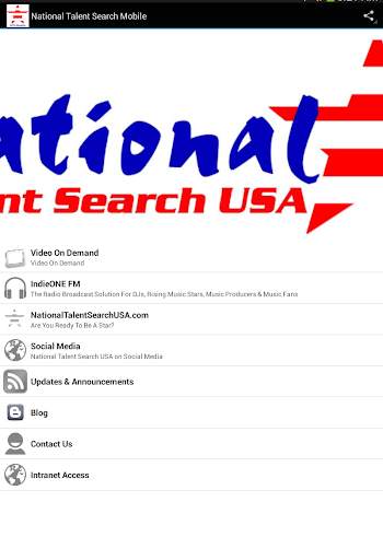 National Talent Search Mobile screenshot 1