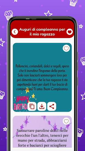 Messaggi compleanno e auguri screenshot 6