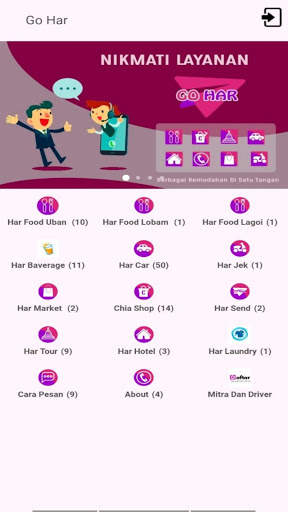 Go Har - Aplikasi Ojek Online Bintan 1 تصوير الشاشة