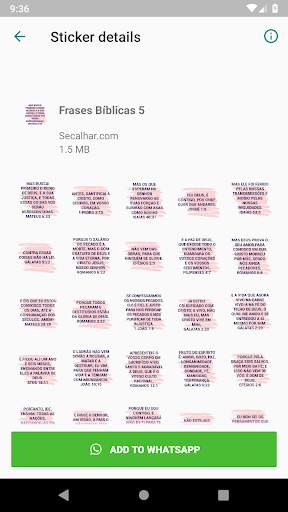 Biblical verses Stickers for Whatsapp screenshot 3