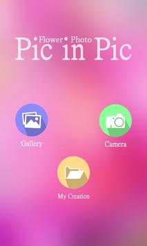Pic in Pic (PIP) Flower Photo screenshot 1