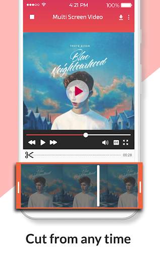 Multi Screen Video Maker and Saver - Play and Save screenshot 2