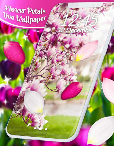 Spring Petals Live Wallpaper ❤️ Flower Wallpapers screenshot 7