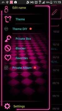 Dark Pink Neon SMS скриншот 3