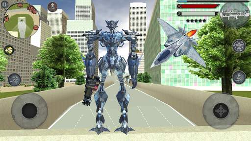 Robot Airplane Simulator Flying Robot Transforming screenshot 3