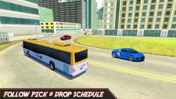 City Tourist Bus Transporter Driving Simulator 3D screenshot 2
