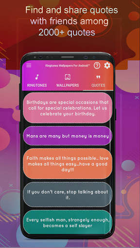 Ringtones Wallpapers For Android™ screenshot 3