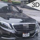 S600 Driving Maybach 3D logo