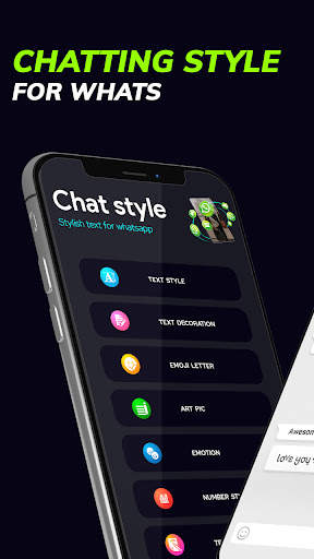 Chat Styles Fonts for Whatsapp screenshot 1