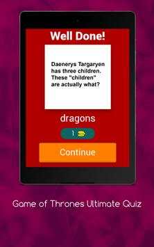Quiz for Game of Thrones Bonus screenshot 12