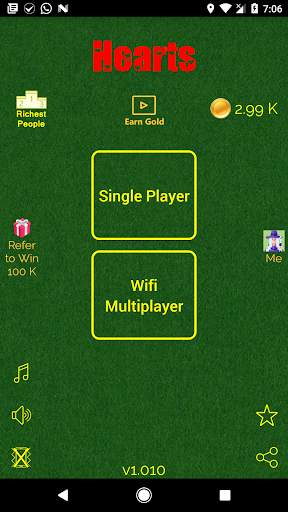 Hearts (Offline Multiplayer Card Game) screenshot 8