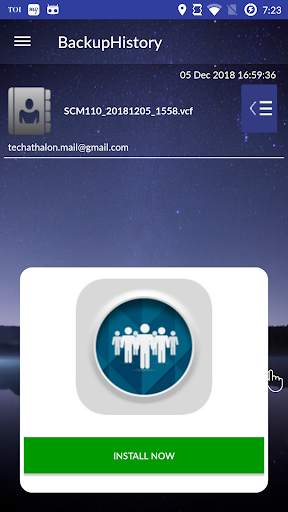 My Contact Easy Backup Restore screenshot 5