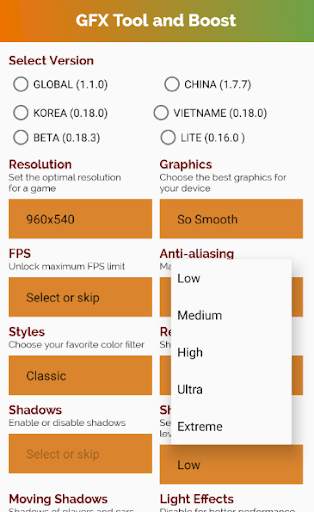 Gfx Tool Pro  For PUB Battlegrounds  - FPS Meter screenshot 4