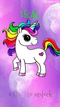 Pony Unicorn Pattern Lock Screen screenshot 4