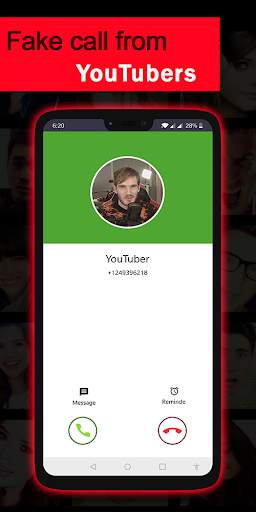 Fake call from Youtubers screenshot 1