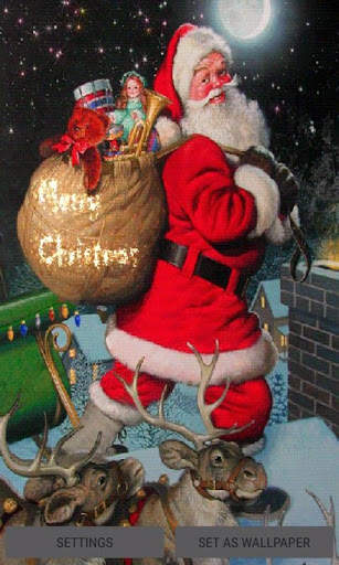 Christmas Santa Live Wallpaper screenshot 1