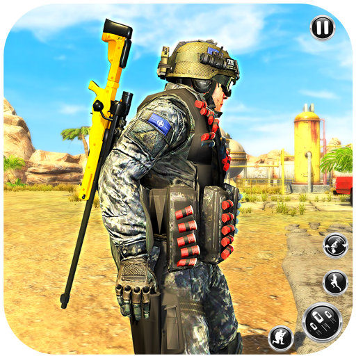 Free Offline Shooting Squad - Battle Survival Game icon