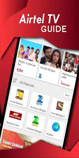 Free Airtel TV & Live Net TV HD Channel Tips स्क्रीनशॉट 3