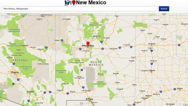 New Mexico Map screenshot 2