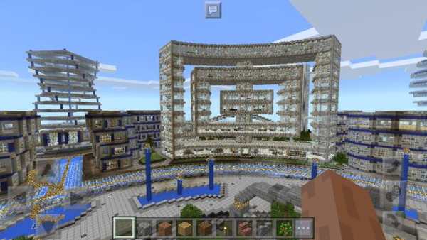 Futuristic City Minecraft map screenshot 3