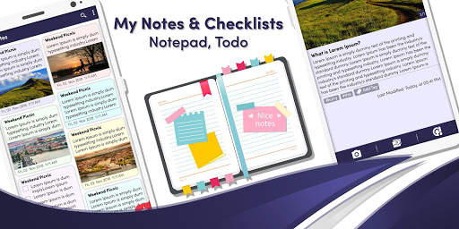 My Notes & Checklists - Notepad, Todo screenshot 1