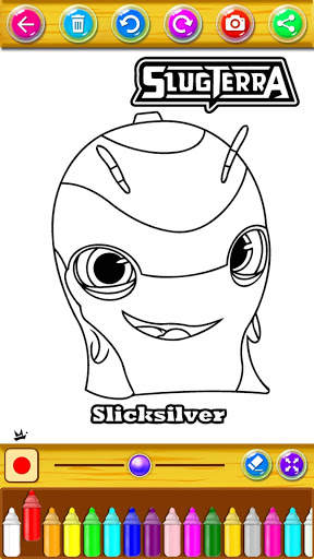 Slug Games Coloring Book for Slugterra Slug it out screenshot 8