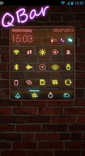 Q Bar Toucher Pro Theme screenshot 3