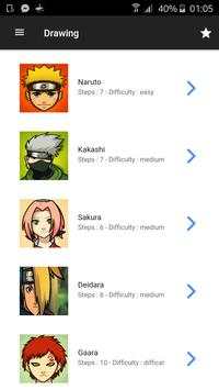How to draw : Naruto screenshot 1