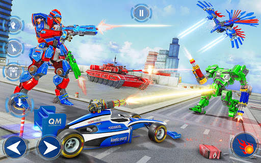 Tank Robot Game 2020 – Police Eagle Robot Car Game screenshot 3