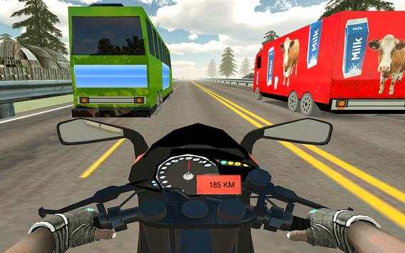 Motorbike Traffic Chase : Real Highway Speed Rider screenshot 3