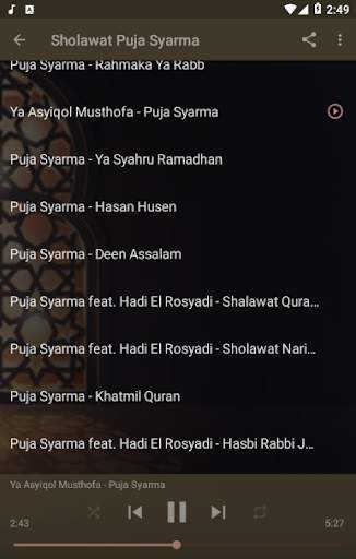 Puja Syarma Full Album dan Sholawat Merdu Terbaru screenshot 2