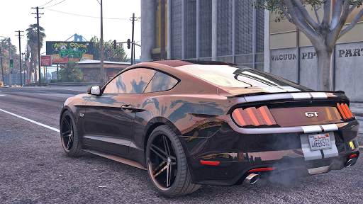 Ford Mustang GT City Driving Simulator screenshot 2