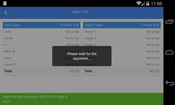 Multiplayer Cricket Game screenshot 3