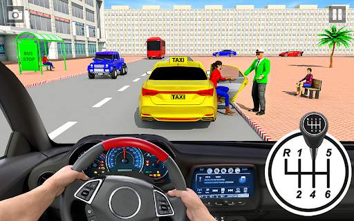 City Taxi Driving Taxi Game screenshot 5