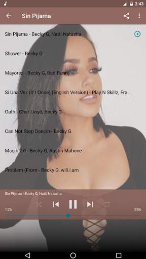 Becky G Top Music Free screenshot 1