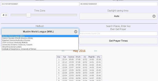Monthly Prayer Timetable screenshot 13