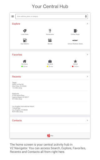 VZ Navigator for Tablets screenshot 1