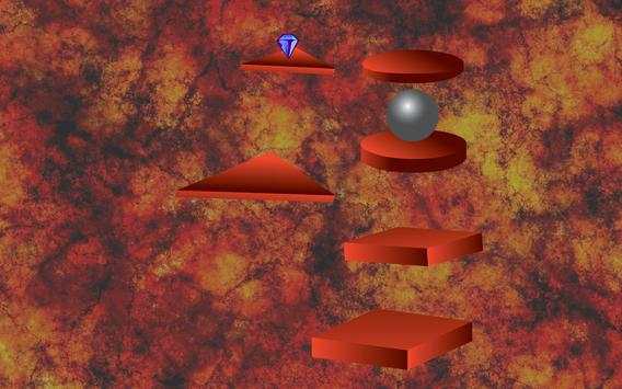 Lava Ball Jump: Roll Core Sky Collect Sapphire screenshot 2