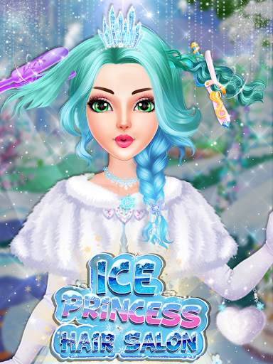 Ice Princess Hair Salon game screenshot 2