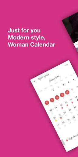 Woman Calendar - Period Tracker Ovulation Calendar screenshot 1