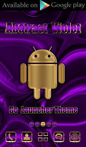 Free Abstract Violet Go Keyboard theme screenshot 8